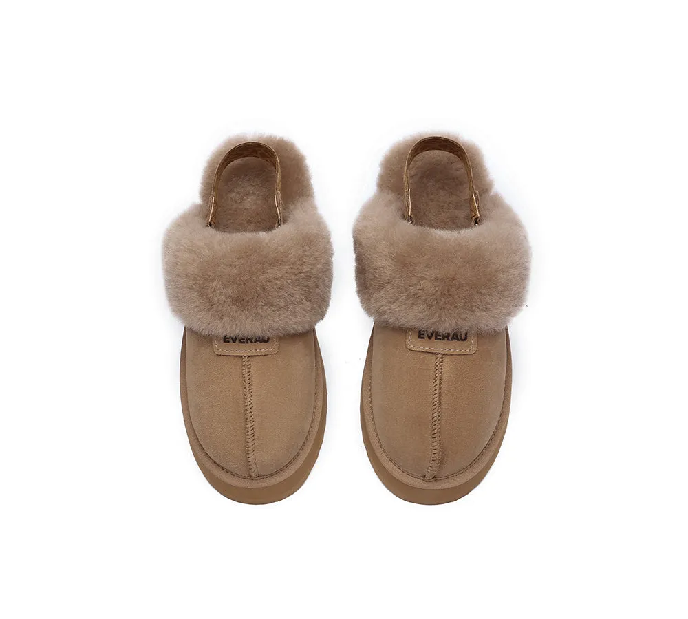 UGG Women Removable Strap Slingback Platform Slippers Forever