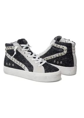 Vintage Havana Dormy High - Black Sparkle-***FINAL SALE****