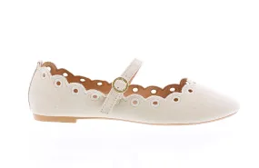 Women Embroidered Mary Jane Flats