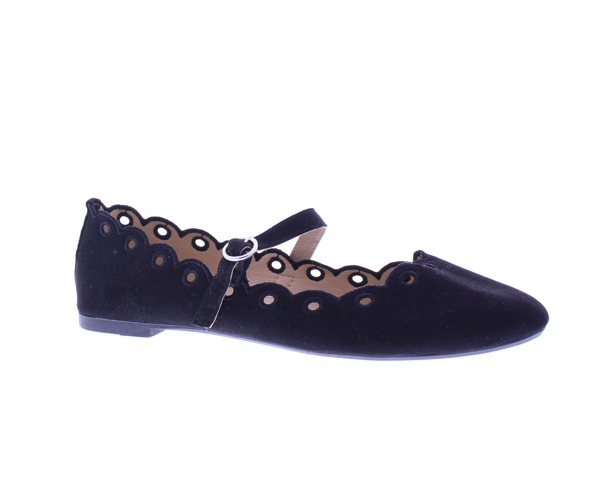 Women Embroidered Mary Jane Flats