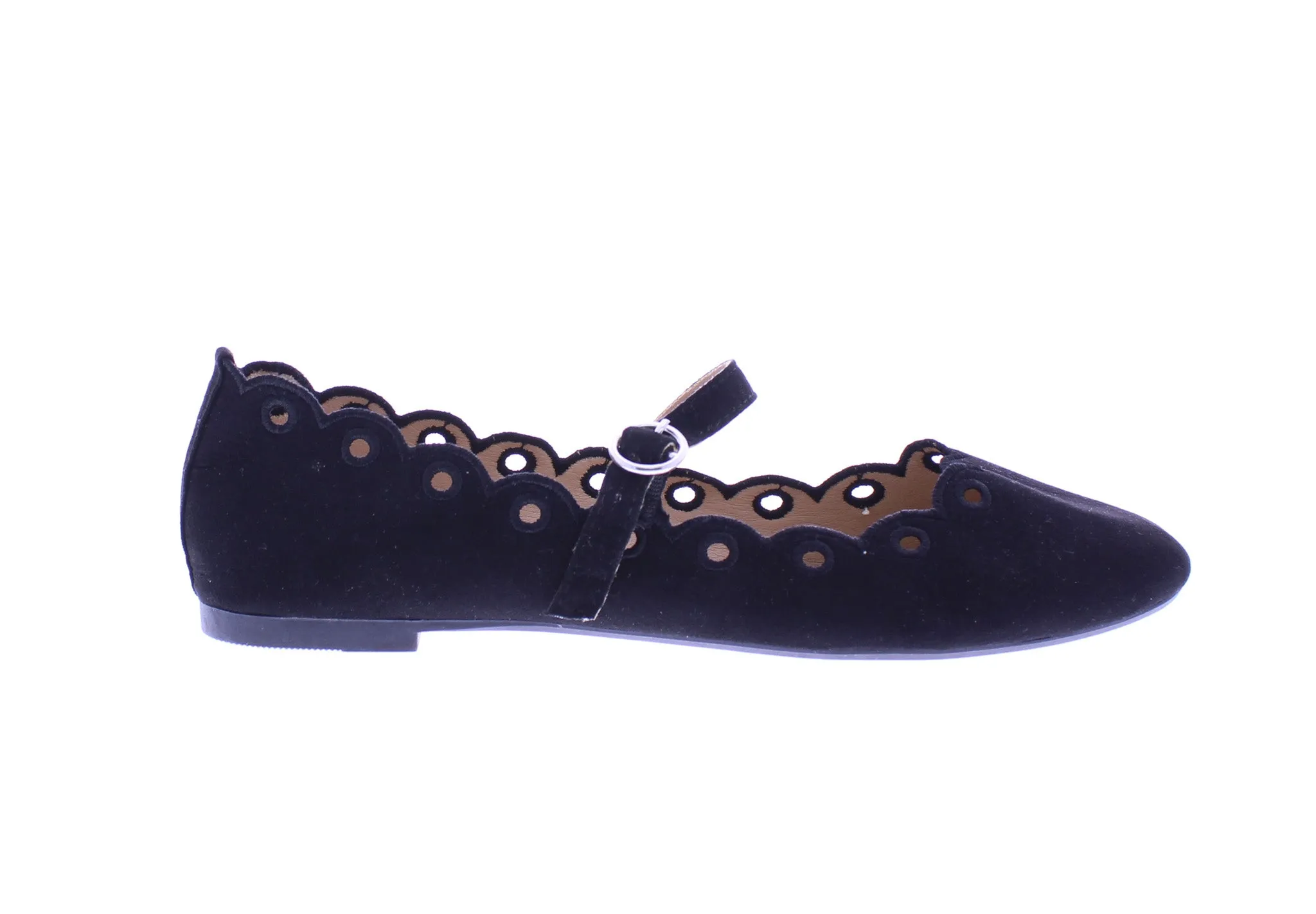 Women Embroidered Mary Jane Flats