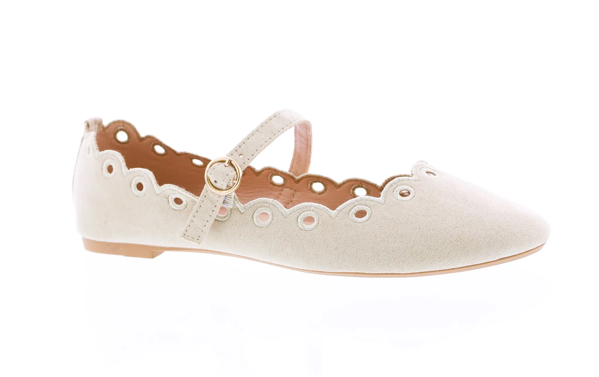 Women Embroidered Mary Jane Flats